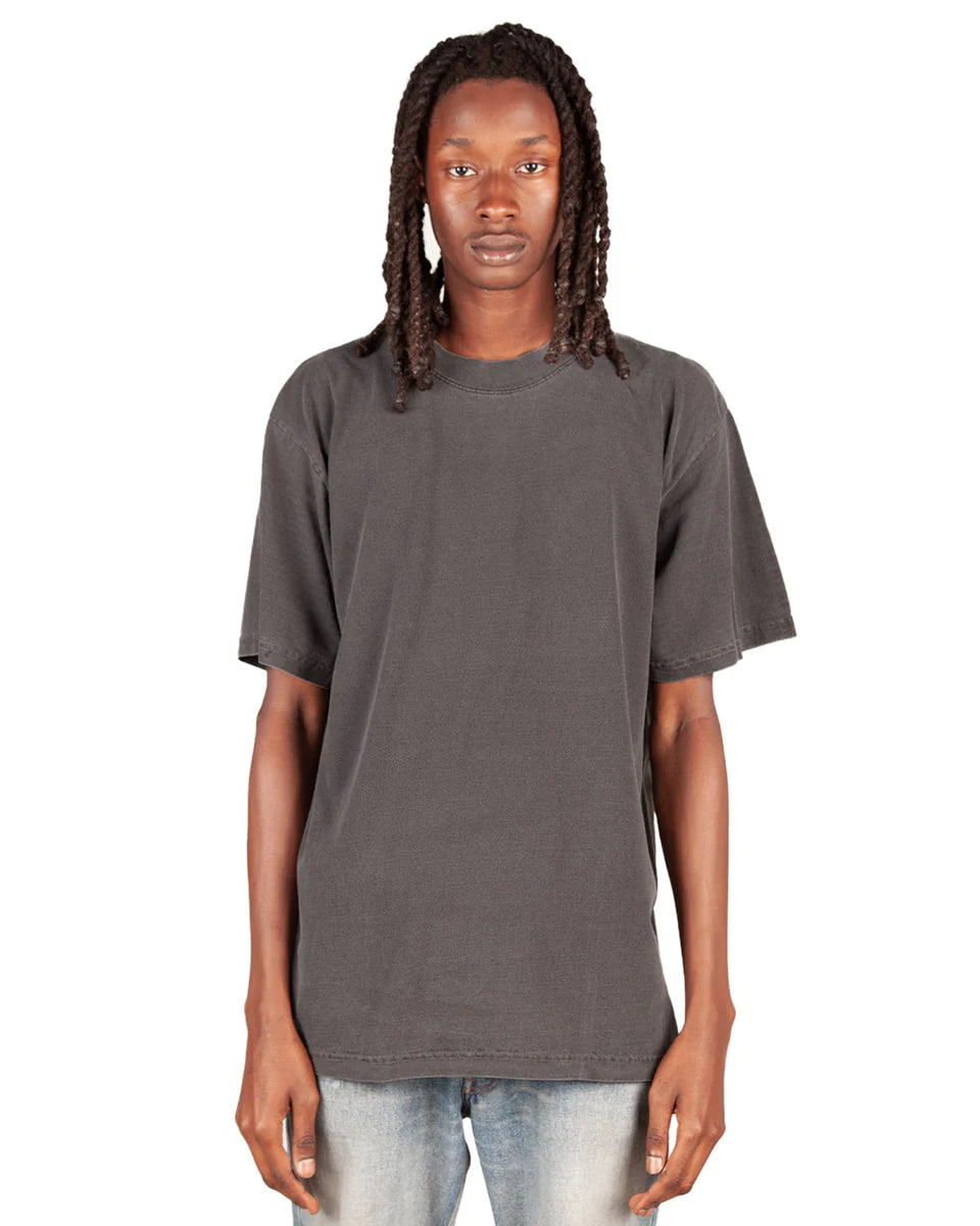 Shaka 7.5 OZ MAX HEAVYWEIGHT GARMENT DYE T-SHIRT - Shadow