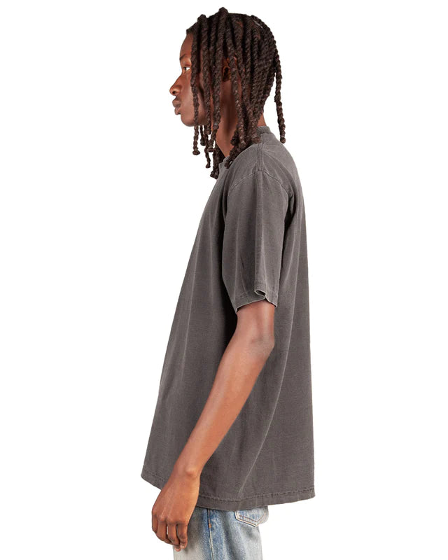 Shaka 7.5 OZ MAX HEAVYWEIGHT GARMENT DYE T-SHIRT - Shadow