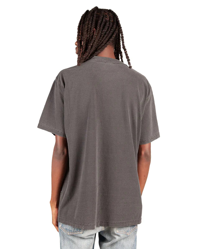 Shaka 7.5 OZ MAX HEAVYWEIGHT GARMENT DYE T-SHIRT - Shadow