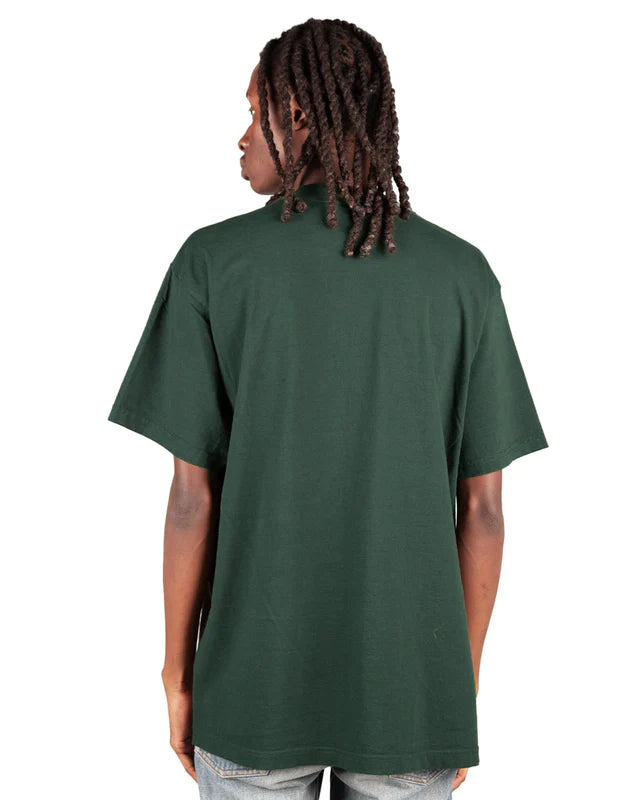 Shaka 7.5 OZ MAX HEAVYWEIGHT GARMENT DYE T-SHIRT - Moss